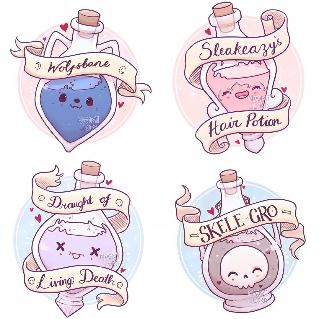 Cute Harry Potter Potions