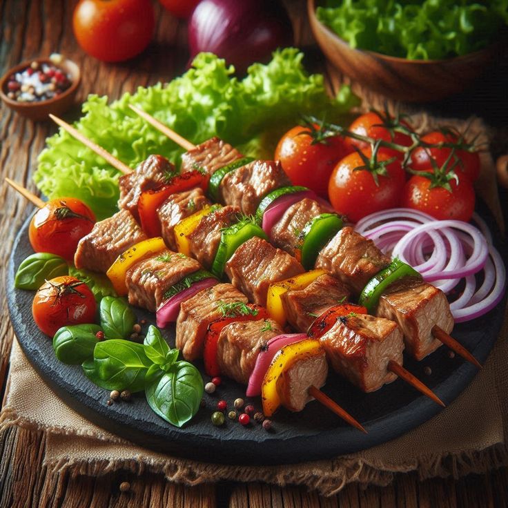 Grilled Meat Skewers