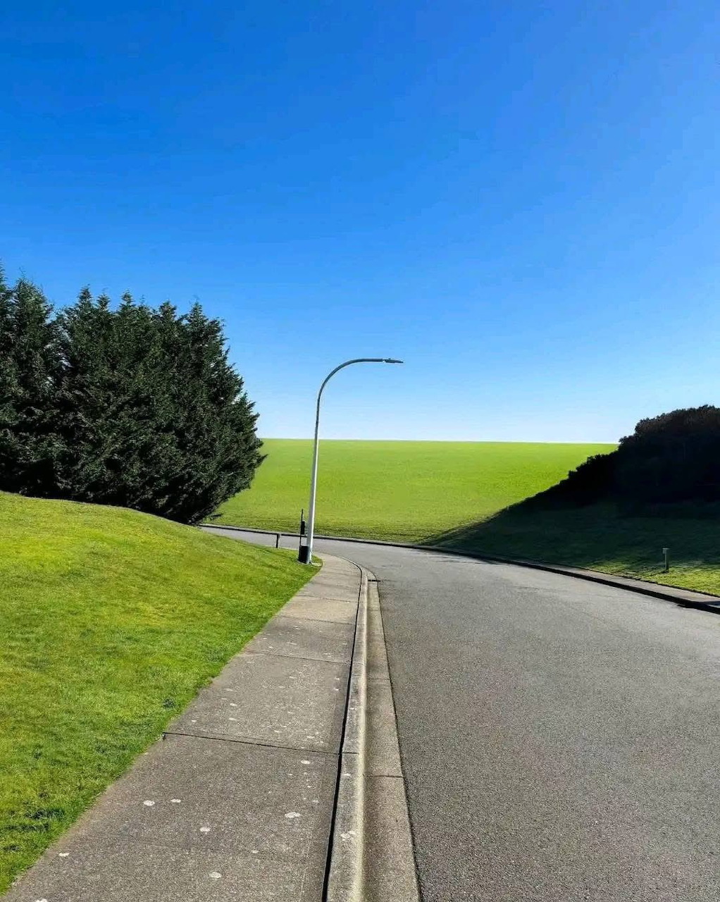 Green Park Road Blue Sky