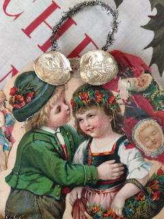 Vintage Christmas Children Ornament