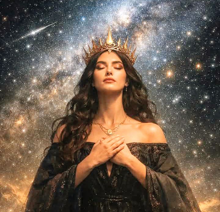 Fantasy Queen Galaxy Portrait