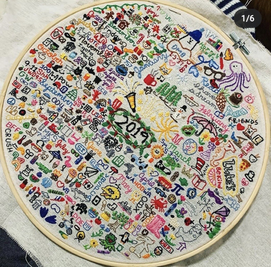 Embroidery Journal Sampler