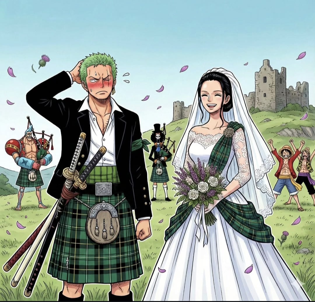Anime Wedding Scottish Highlands