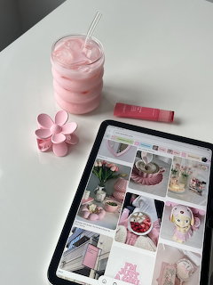 Pink Aesthetic Flatlay