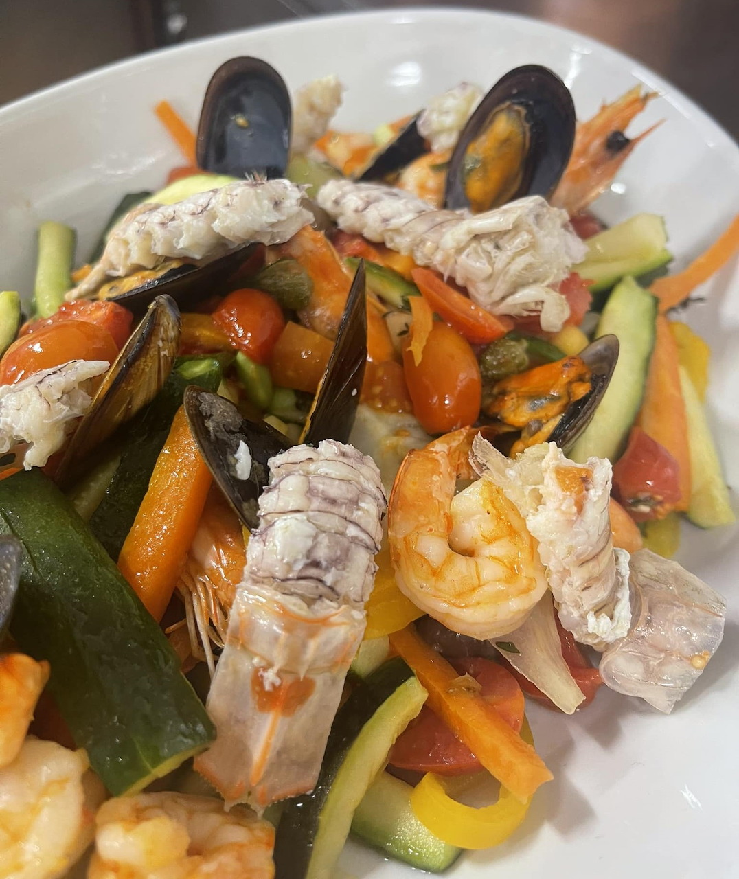 Seafood Mixed Vegetable Stir-Fry
