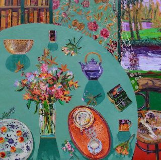 Viridian Interior Still Life