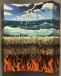 Four Elements Painting