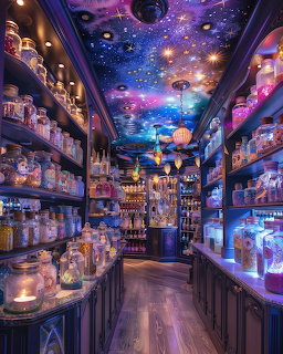 Magical Potion Shop Interior