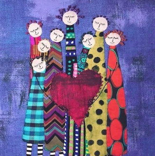 Family Portrait Folk Art