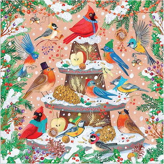 Colorful Winter Birds