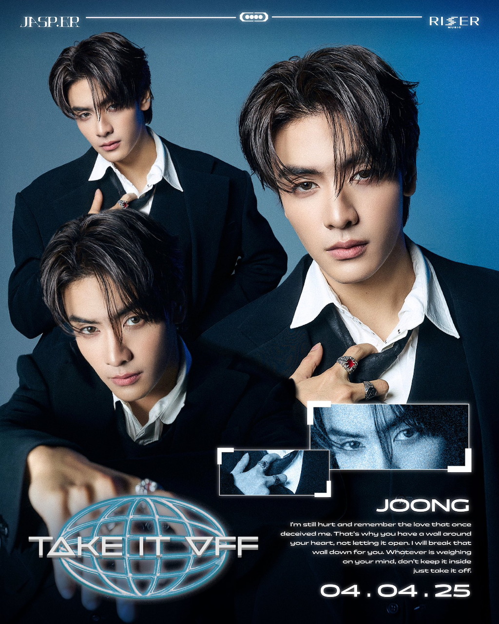 Portrait of Joong from JASP.ER in modern stylish attire