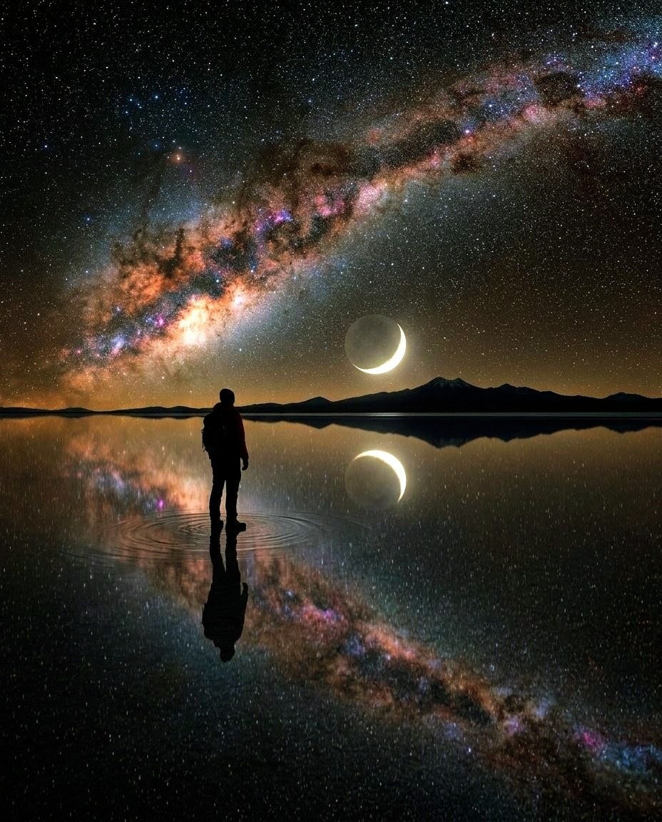 Milky Way Reflection Bolivia