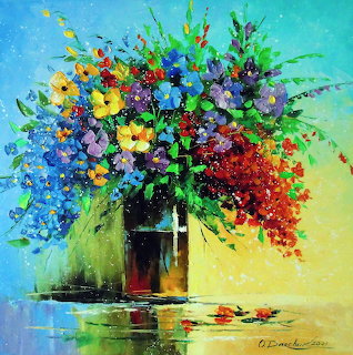 Wildflower Bouquet Painting