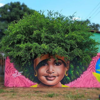 Street Art Mural Portrait