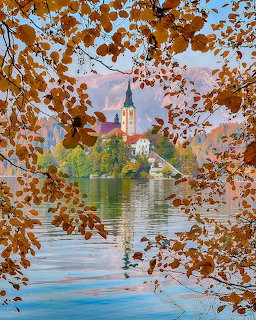 Lake Bled Slovenia Autumn