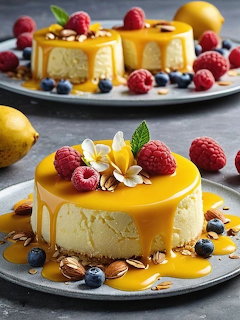 Lemon Berry Dessert Cakes