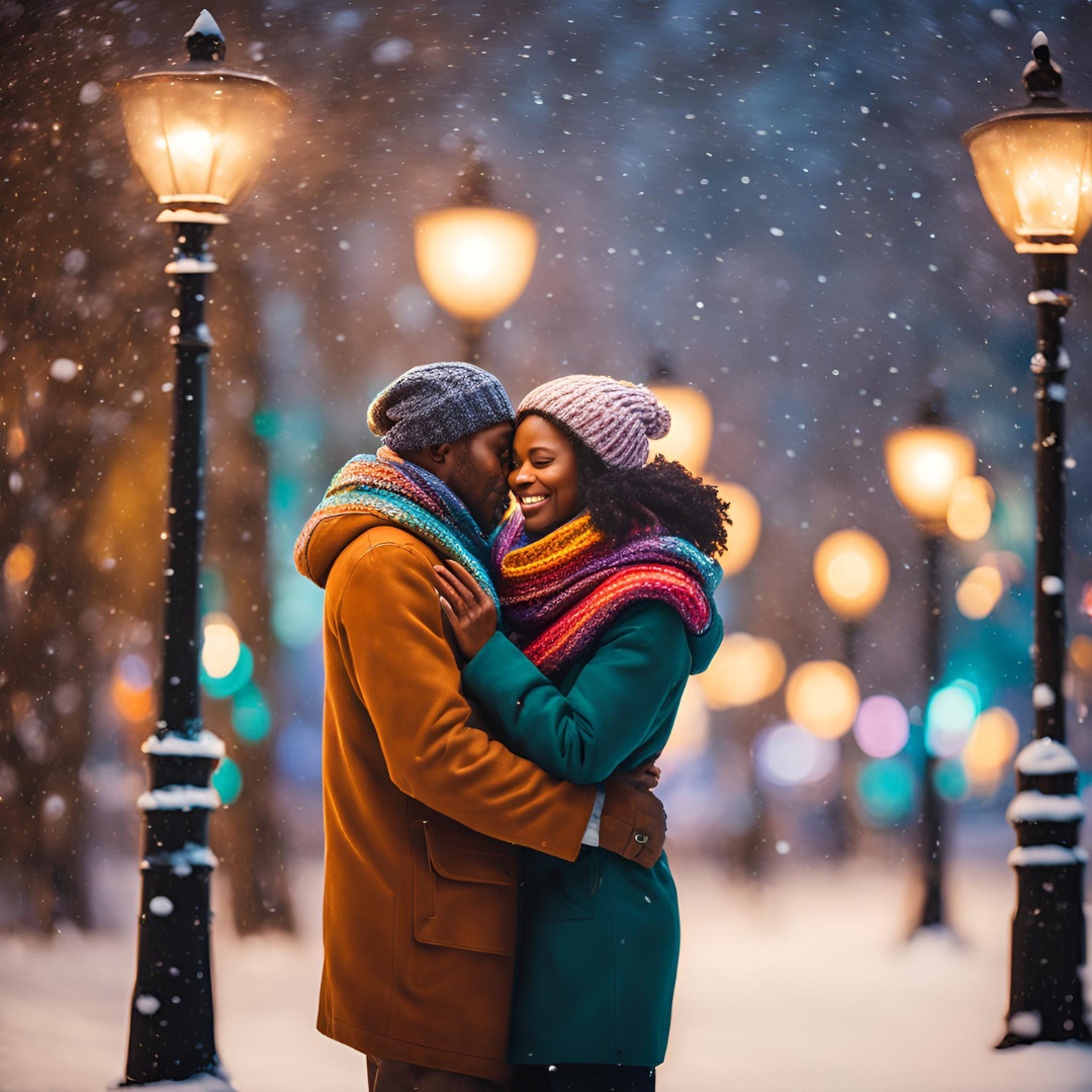 Winter Romance Snowy Evening