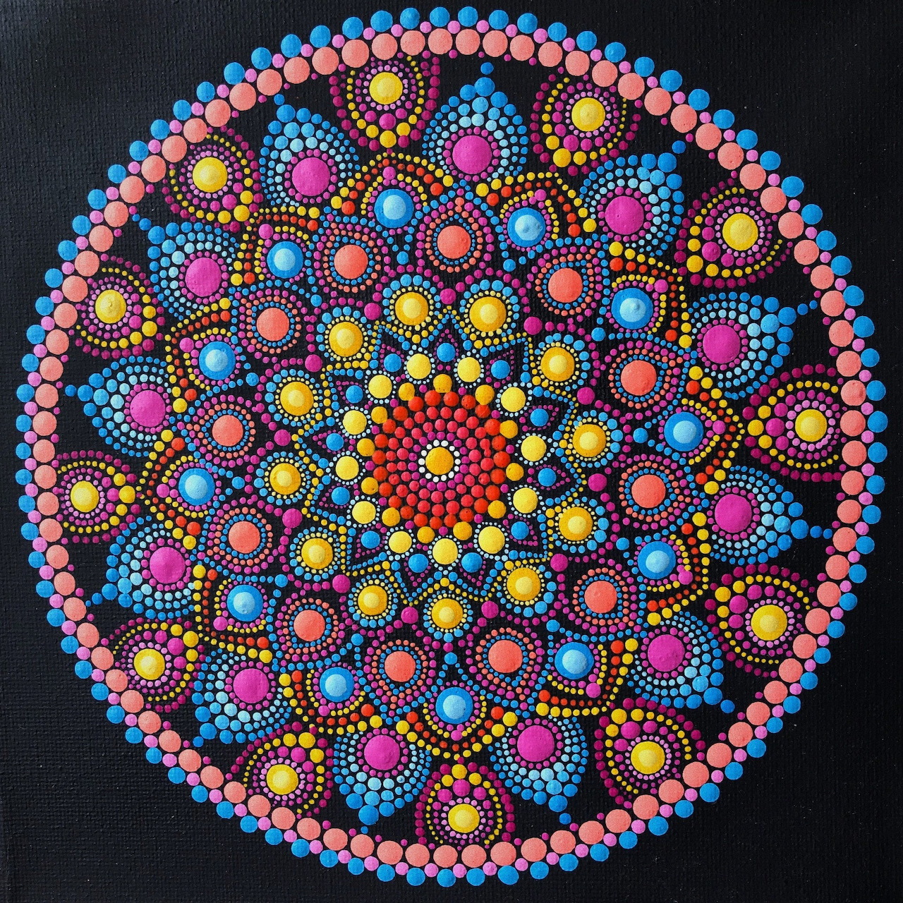 Dotwork Mandala Art