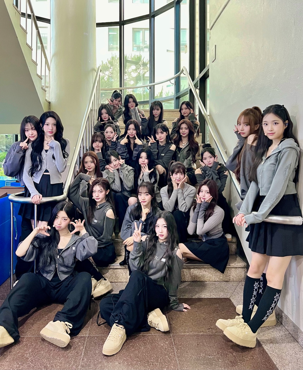 K-Pop Girl Group Stairs
