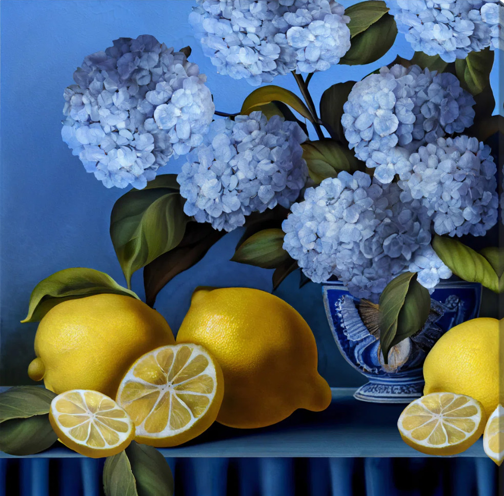 Lemons and Hydrangeas