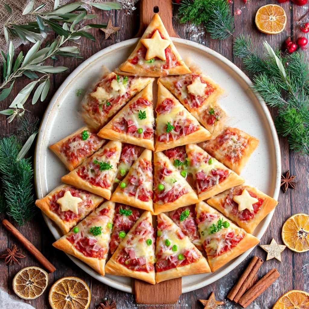 Christmas Tree Pizza