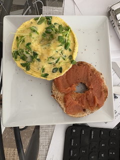 Omelet and Bagel