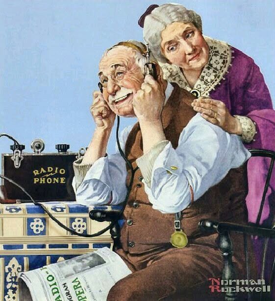 Norman Rockwell Radio Phone