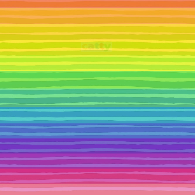 Horizontal rainbow gradient with smooth color transitions from orange through violet to pink