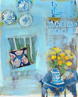 Blue Chair by Shann Spishak