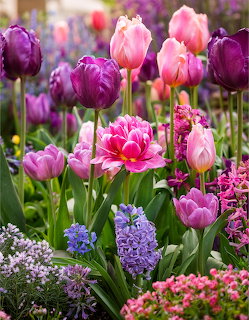 Tulips and Hyacinths Garden
