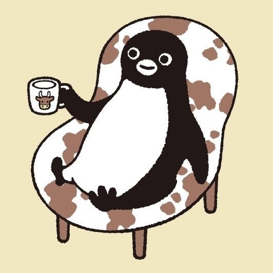 Penguin Sitting on Chair