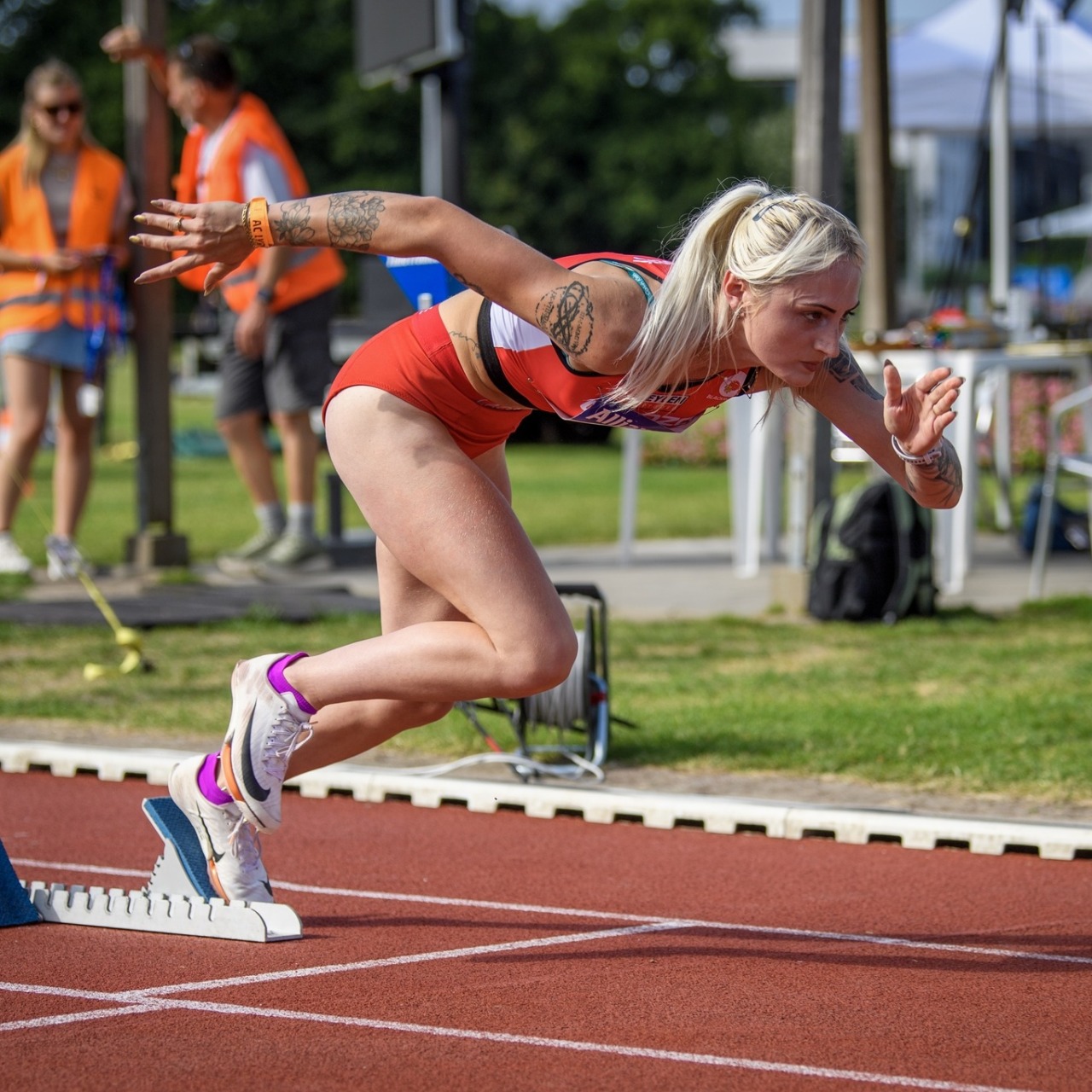Female Track Sprinter