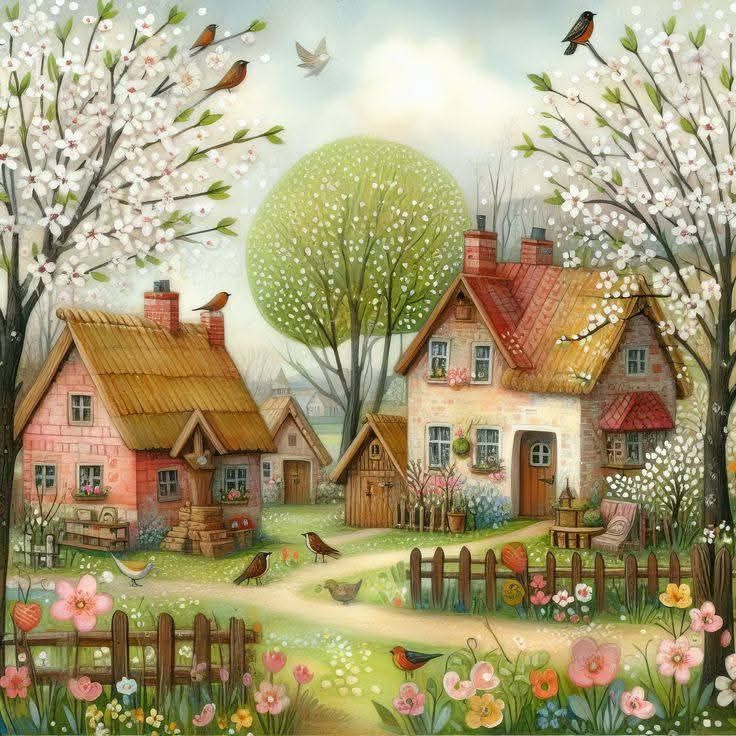 Cute Houses Spring Village