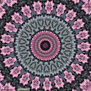 Pink Floral Mandala