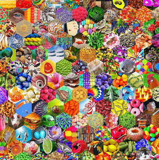 Colorful Object Collage