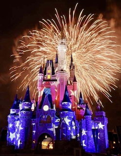 Cinderella Castle Fireworks Display