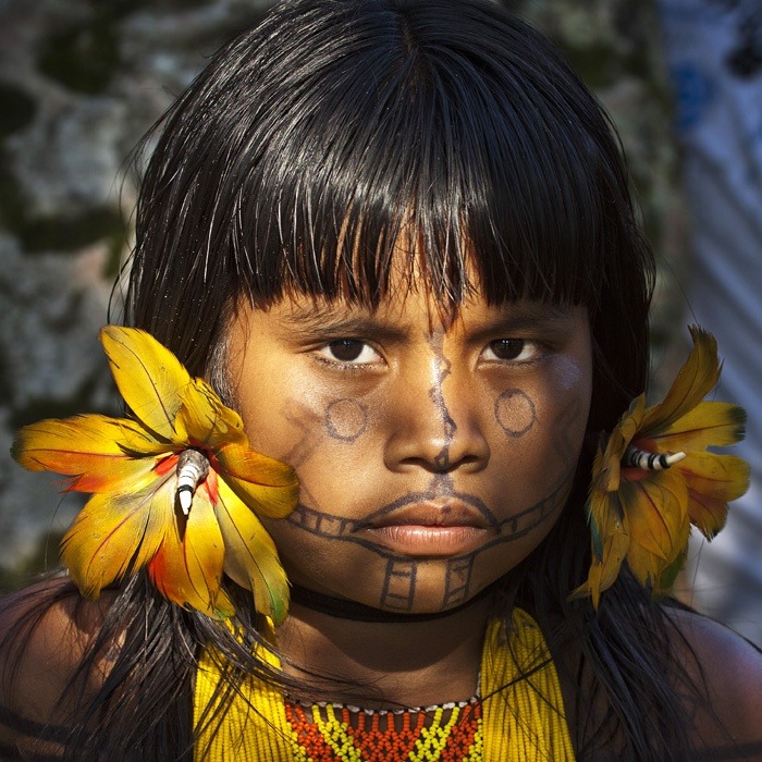 Indigenous Amazon Child Portrait