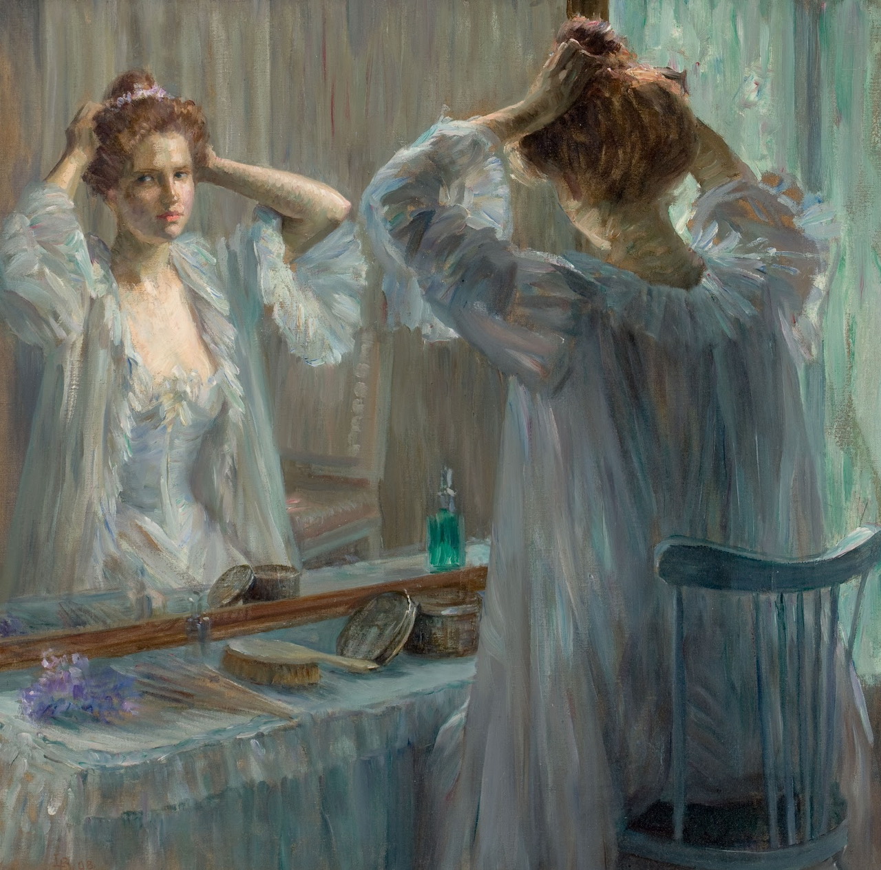 La Toilette - Swiss Painter 1898
