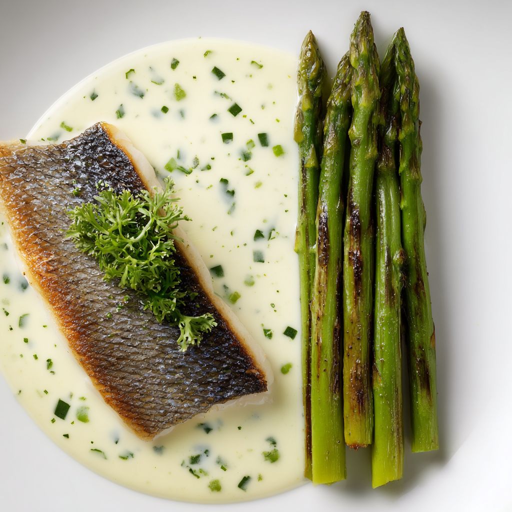 Salmon and Asparagus Dish
