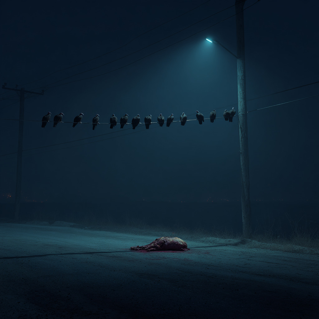 Birds on Wire Night