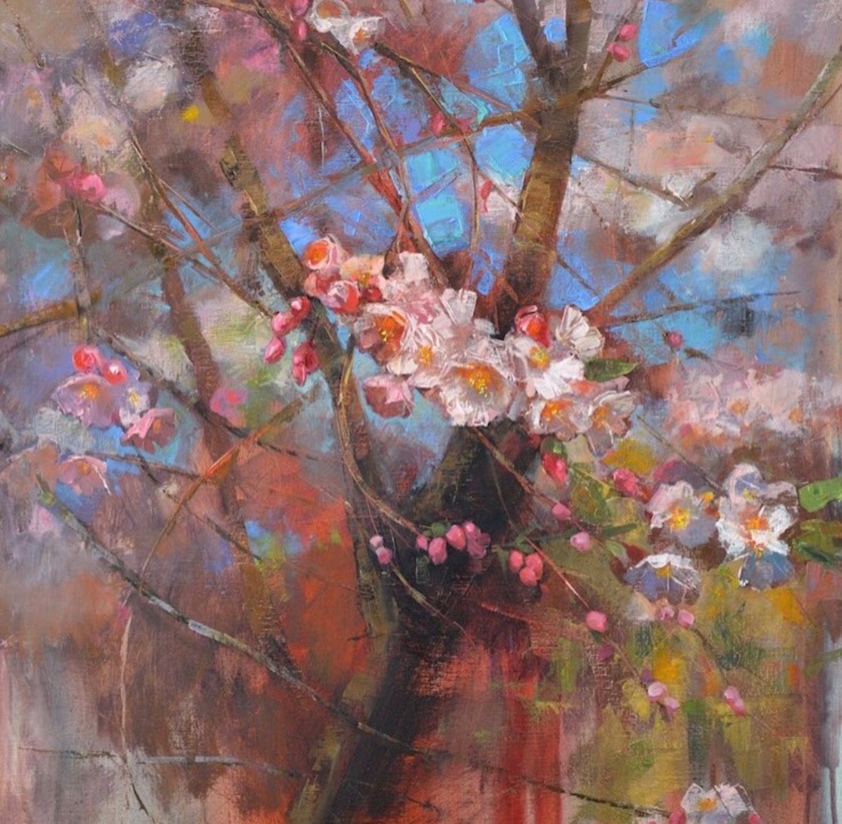 Blossoming Tree Painting