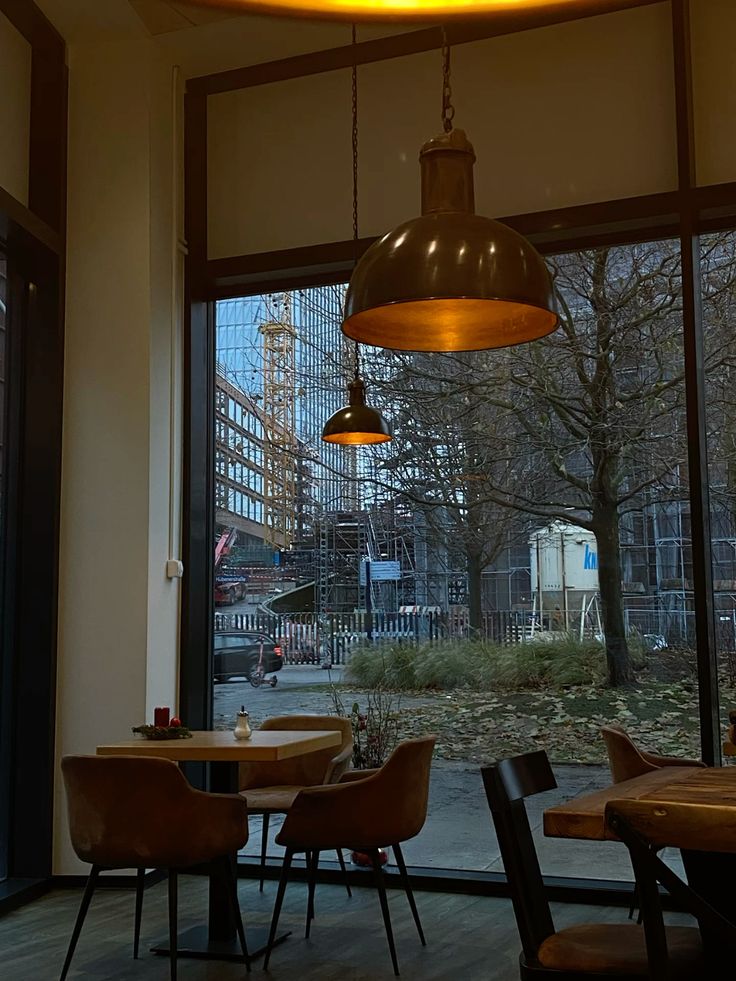 Quaint coffee shop exterior with warm lights and inviting entrance