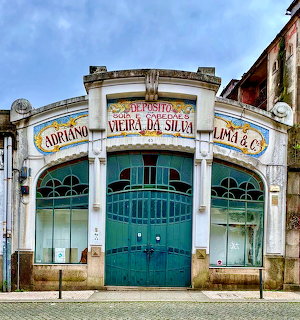 Door in Porto Portugal