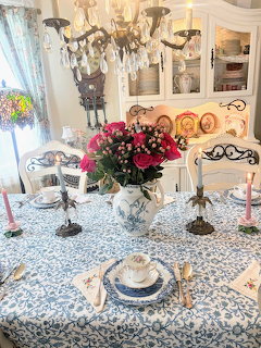Vintage Dining Room Table Setting