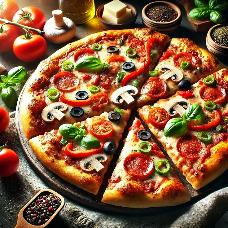 Supreme Pizza with Toppings