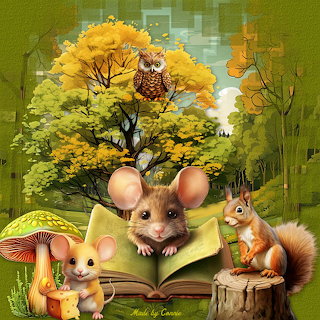 Autumn Mice Reading Book