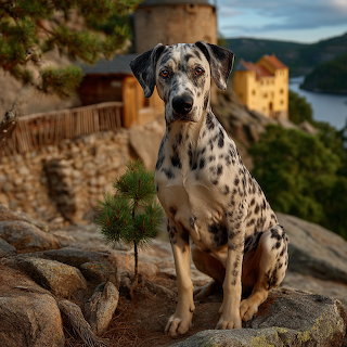 Dalmatian on Castle Hill