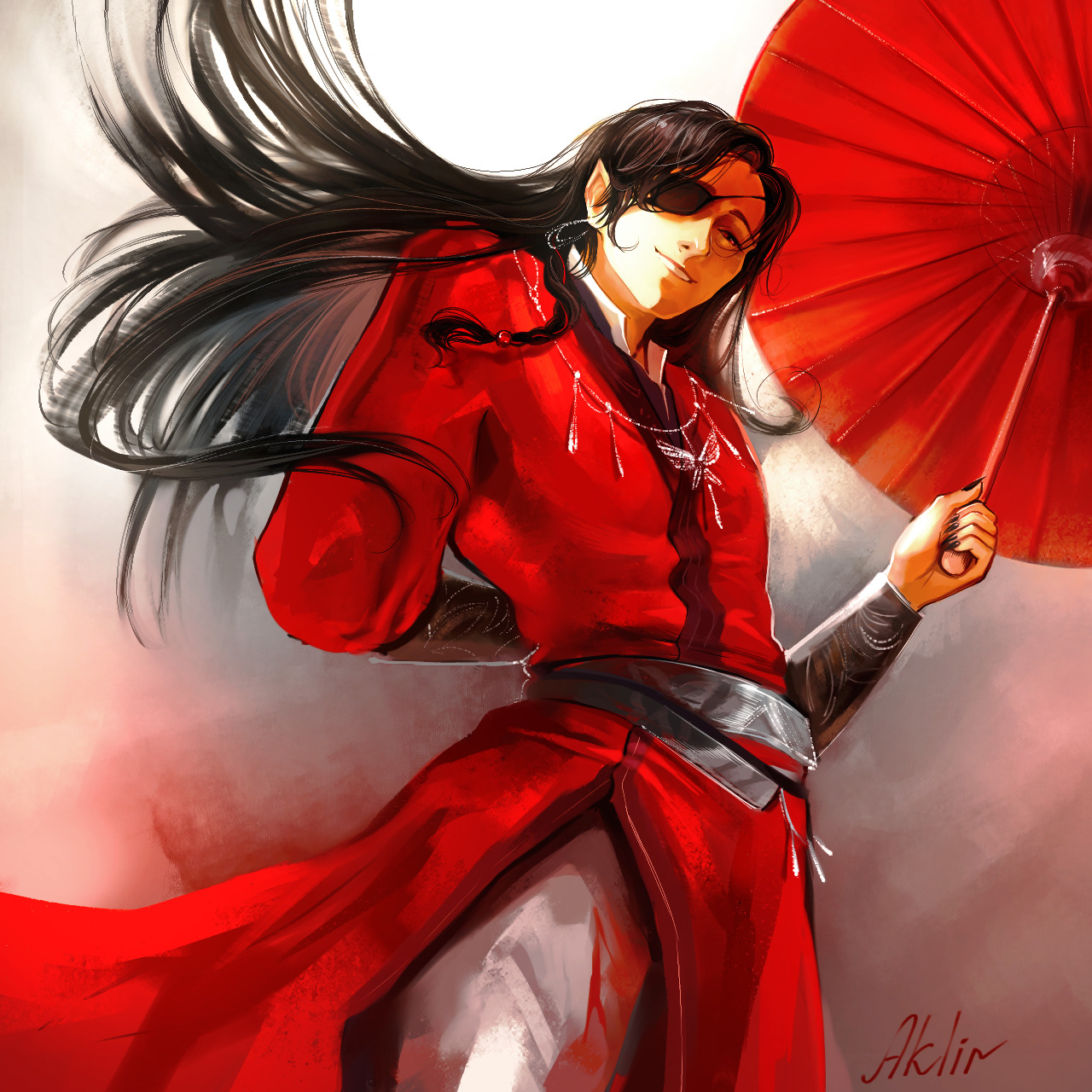 Hua Cheng Red Umbrella