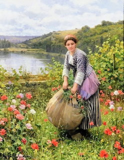 The Grass Cutter by Daniel Ridgway Knight