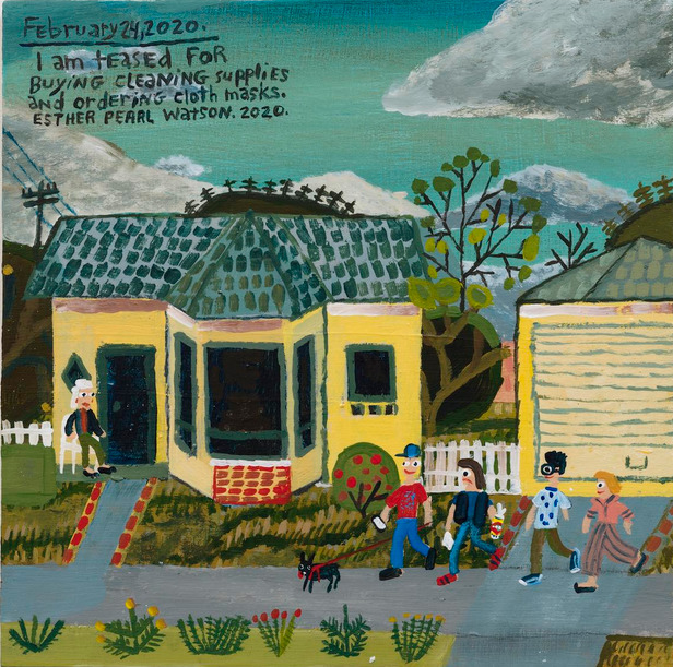 Neighborhood Walk Painting